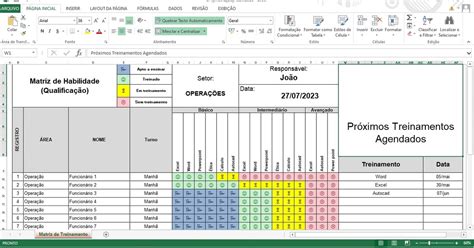 Pacote Planilhas Gestao De Pessoas E Treinamentos Em Excel