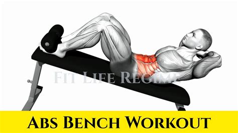 Abs Bench Workout To Train Abs At Every Angle Youtube