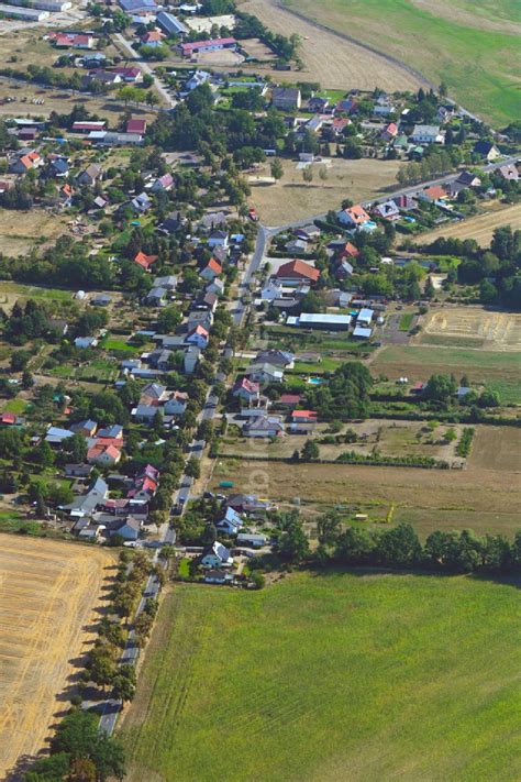 Luftbild Groß Kreutz - Dorfkern am Feldrand in Groß Kreutz im ...
