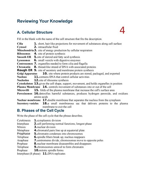 A P 1 Exercise 4 Reviewing Your Knowledge Using Your Knowledge