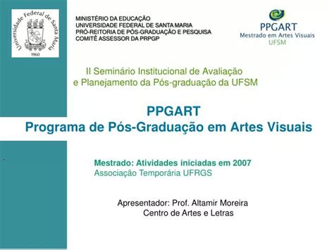 PPT II Seminário Institucional de Avaliação e Planejamento da Pós