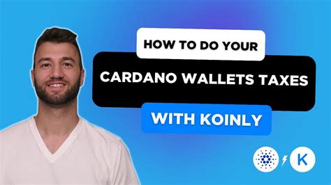 How To Do Your Cardano Crypto Tax Fast With Koinly Youtube