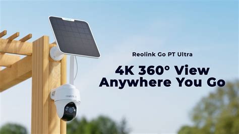 Reolink Go PT Ultra Smart 4K 8MP Wire Free 4G LTE PT Battery Camera