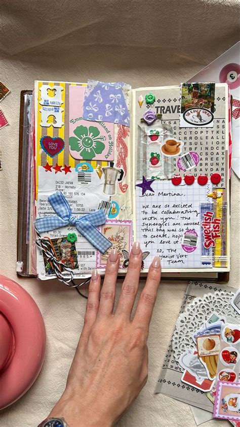 smash journaling ig atmartinamartian revista basura cuaderno de