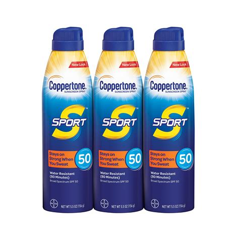 Coppertone SPORT Continuous Sunscreen Spray Broad Spectrum SPF 50