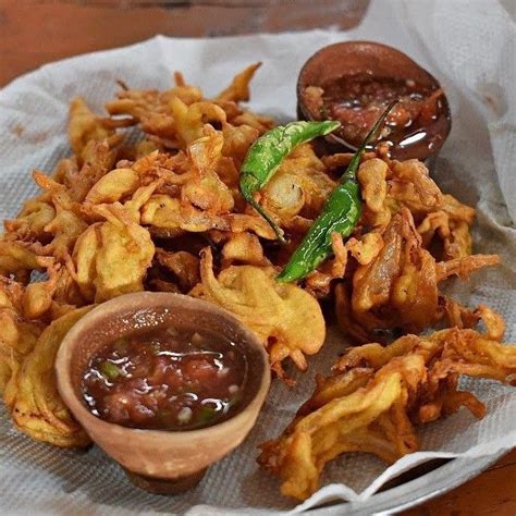 Onion Potato Pakoda Pakoda Pakora Bhajiya Fritters Bhajji