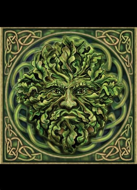 Celtic Green Man Symbol