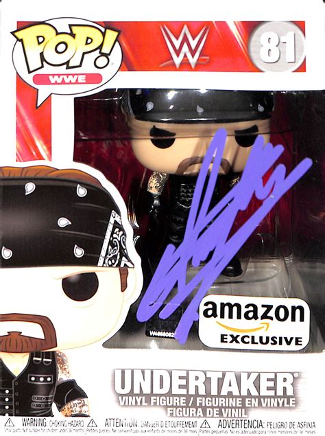 The Undertaker Autographed/Signed WWE Funko Pop! #81 Beckett – Denver ...