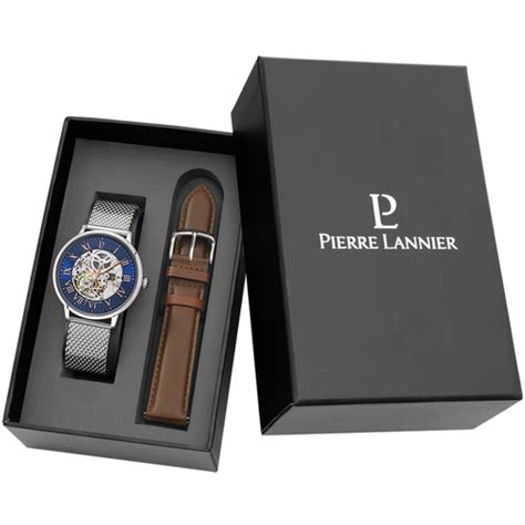 Coffret Pierre Lannier C Montre Automatic Bo Tier Acier Poli