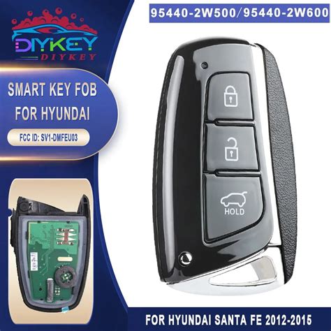 DIYKEY Mando A Distancia Para Coche Llave De 3 Botones Para Hyundai