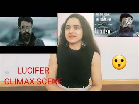 LUCIFER Climax Scene Reaction Mohanlal Lucifer Climax Scene YouTube