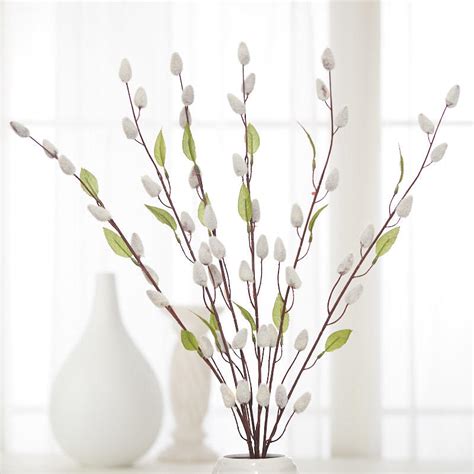 Artificial Pussy Willow Spray Picks Sprays Floral Supplies