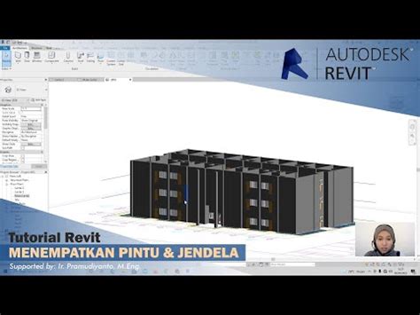 Tutorial Autodesk Revit Arsitektur Menempatkan Pintu Jendela