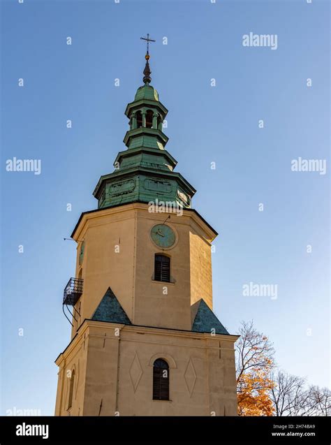 A picture of the Kielce Cathedral Tower Stock Photo - Alamy