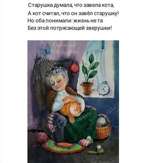 Старушка и кот | Пикабу