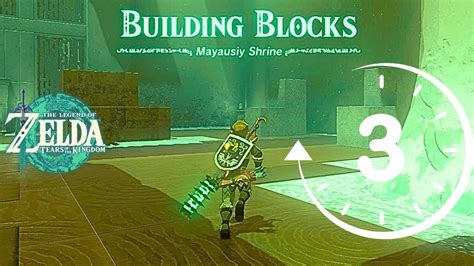 3 Minute Zonai Shrines Mayausiy Shrine Building Blocks Tears Of The