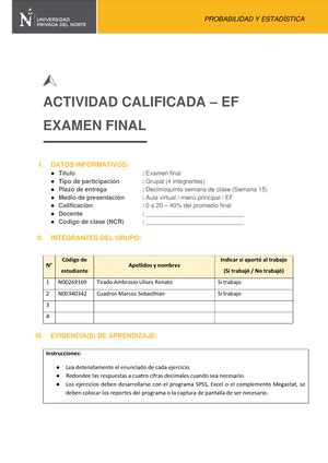 Evaluación T3 2022 1 CON Solucionario ACTIVIDAD CALIFICADA T