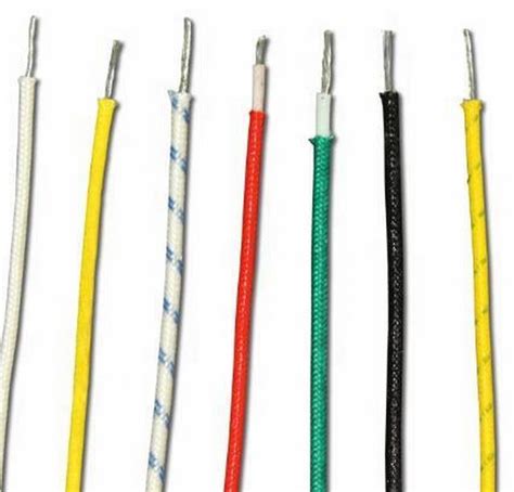 Silicone Insulated Glass Fiber Braided High Temperature Cable 32/0.2 Double Insulation Fire ...