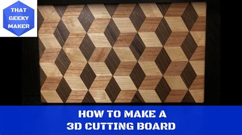 Free 3d cutting board plans - fabxe