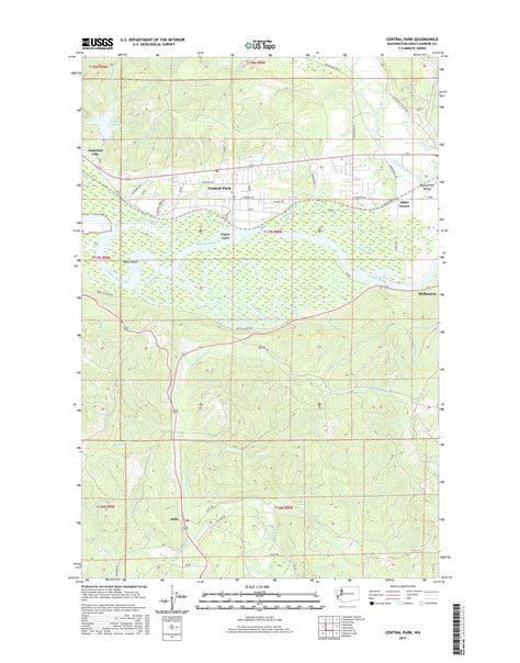 Mytopo Central Park Washington Usgs Quad Topo Map