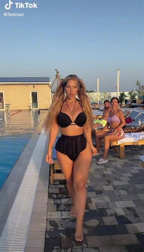 Cute MIRAVI In Black Bikini Sexyfilter