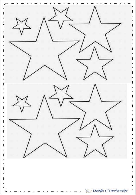 Estrelas Para Imprimir Pdf - Moldes De Estrelas Para Imprimir - ZULEDU