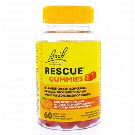 Les Fleurs De Bach Rescue Gummies Gout Orange X Pharmacie Prado