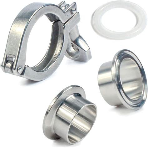 Buy Tri Clamp Heavy Duty Sanitary Fittings Stainless Steel 304