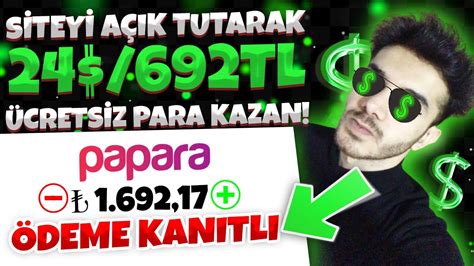 SİTEYİ AÇIK TUTARAK GÜNDE 24 692TL PARA KAZAN İnternetten Para