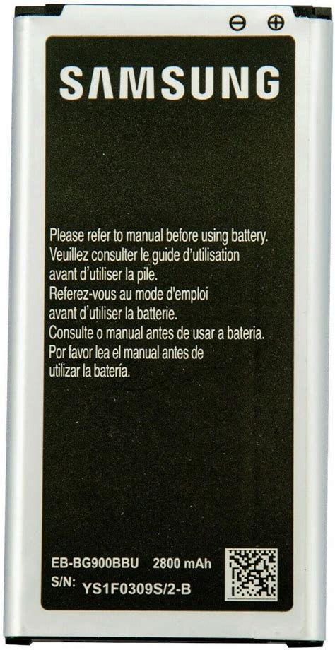 Galaxy S5 Bg900 Battery For Samsung Galaxy S5 Sm G900 2800mah Eb Bg900bbc Eb