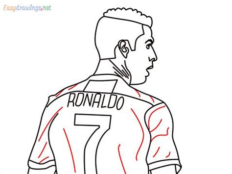 How To Draw Ronald Ronaldo From Real Madrid