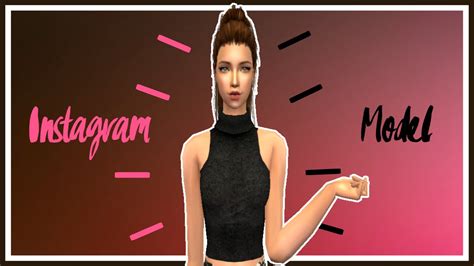 The Sims Create A Sim Instagram Model Collab With Xssimmingx Youtube