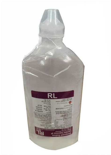 RL Compound Sodium Lactate Injection Packaging Size 500 Ml At Rs 400