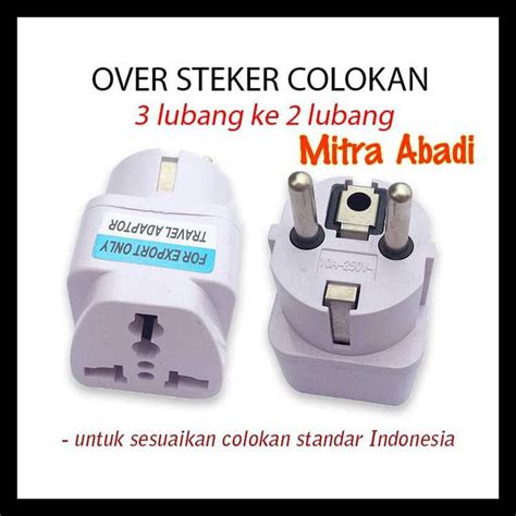 Jual OVER STEKER COLOKAN KAKI 3 SAMBUNGAN STEKER 3 KE 2 STANDARD