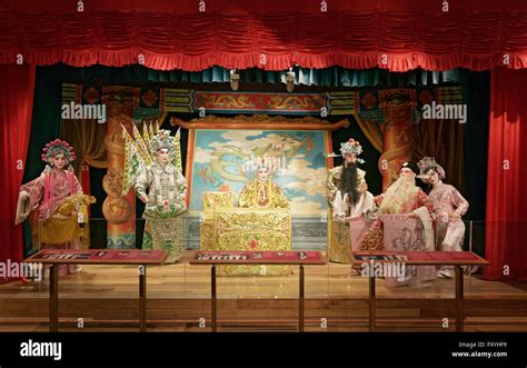 Stage With Costumed Characters Cantonese Opera Heritage Hall Hong