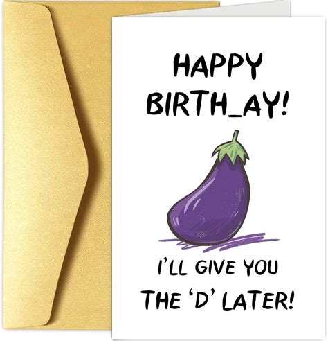 Amazon.com : Chenive Happy Birthday Card for Wife Girlfriend, Naughty