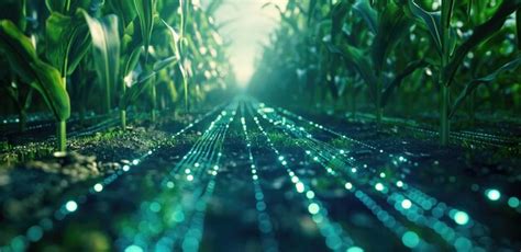 Digital Technology In Precision Agriculture Premium Ai Generated Image