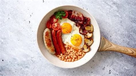 Rustic Full English Breakfast Videos Royalty Free Stock Rustic Full