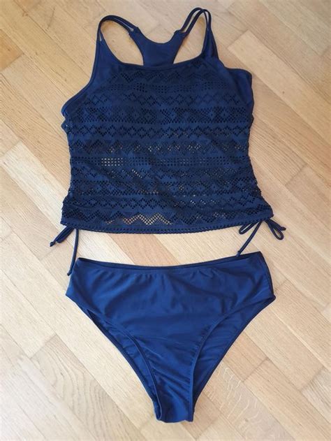 Häkel Bikini Tankini mit BH Gr XL Schwarz Neu gemäss Beschreibung in Zweidlen für CHF