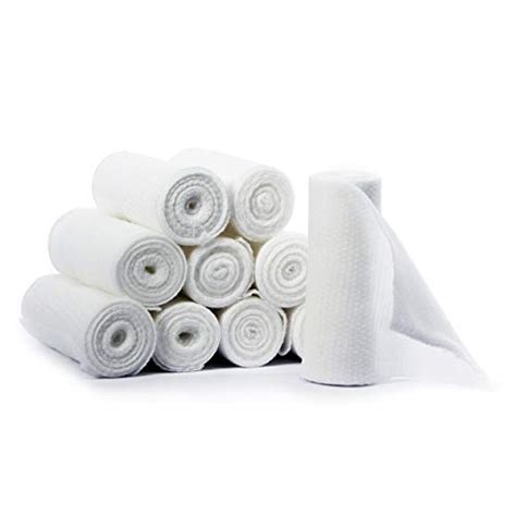 Med Pride Conforming Gauze Rolls First Aid Rolled Stretch Bandages For