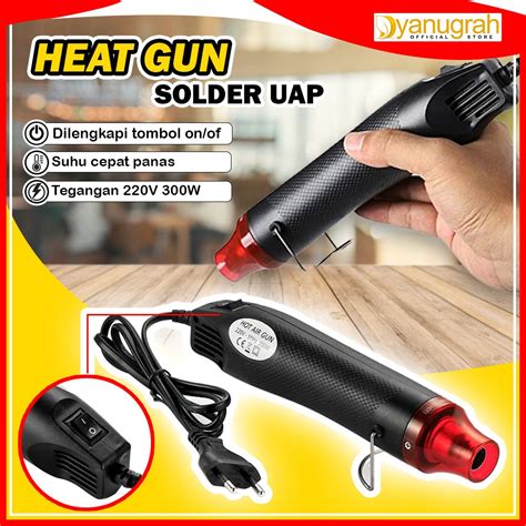Jual Solder Uap Blower Uap Express Heat Gun Electric Hot Air Vinyl 230V 300W Indonesia Shopee