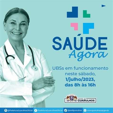Ubs Aberto Agora - Primeiro sábado de julho tem quatro UBS abertas pelo programa Saúde ...