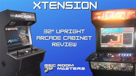 Rec Room Masters Arcade Xtension 32 Upright Review Youtube