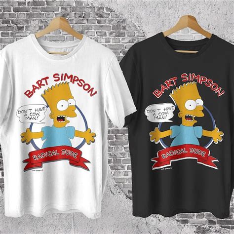 Bart Simpson T Shirt Dont Have Cow Man - Etsy