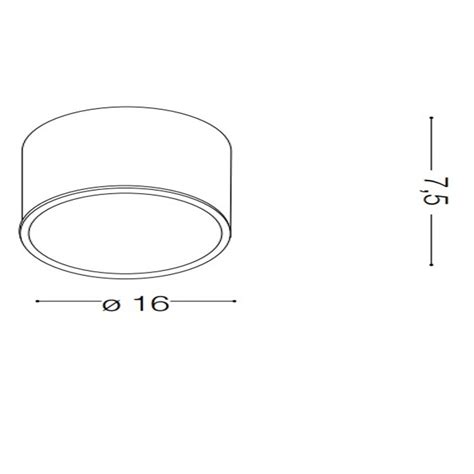 Plafoniera Moderna Ideal Lux URANO PL1 BIG GX53 LED