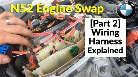 How To Remove The Wiring Harness On A BMW E90 N52 Engine BMW N52