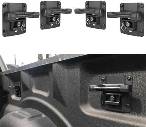 Amazon 4Pcs Truck Bed Tie Down Anchor Boxlink Cleats Plates