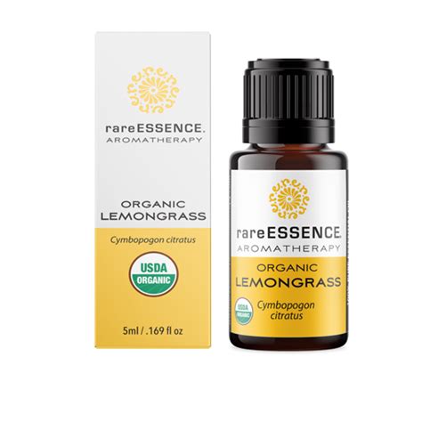 Lemongrass 5ml Essential Oil Organic RareESSENCE