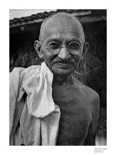 Mahatma Gandhi vintage photo print. Housewarming gifts | Etsy