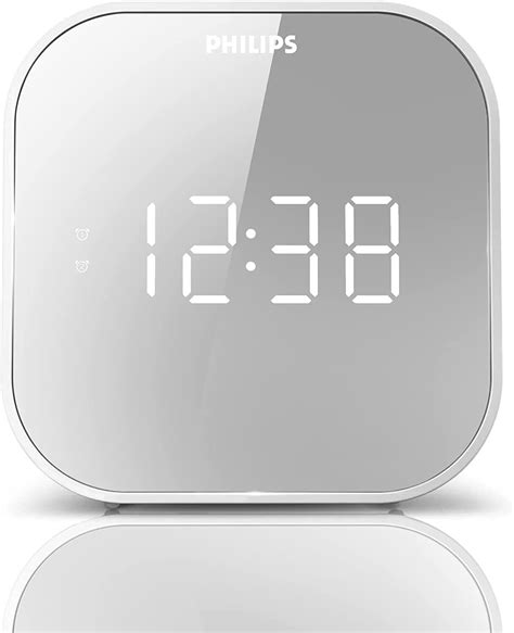 Philips Alarm Radio Clock With USB. Easy Snooze. USB Port- Battery ...